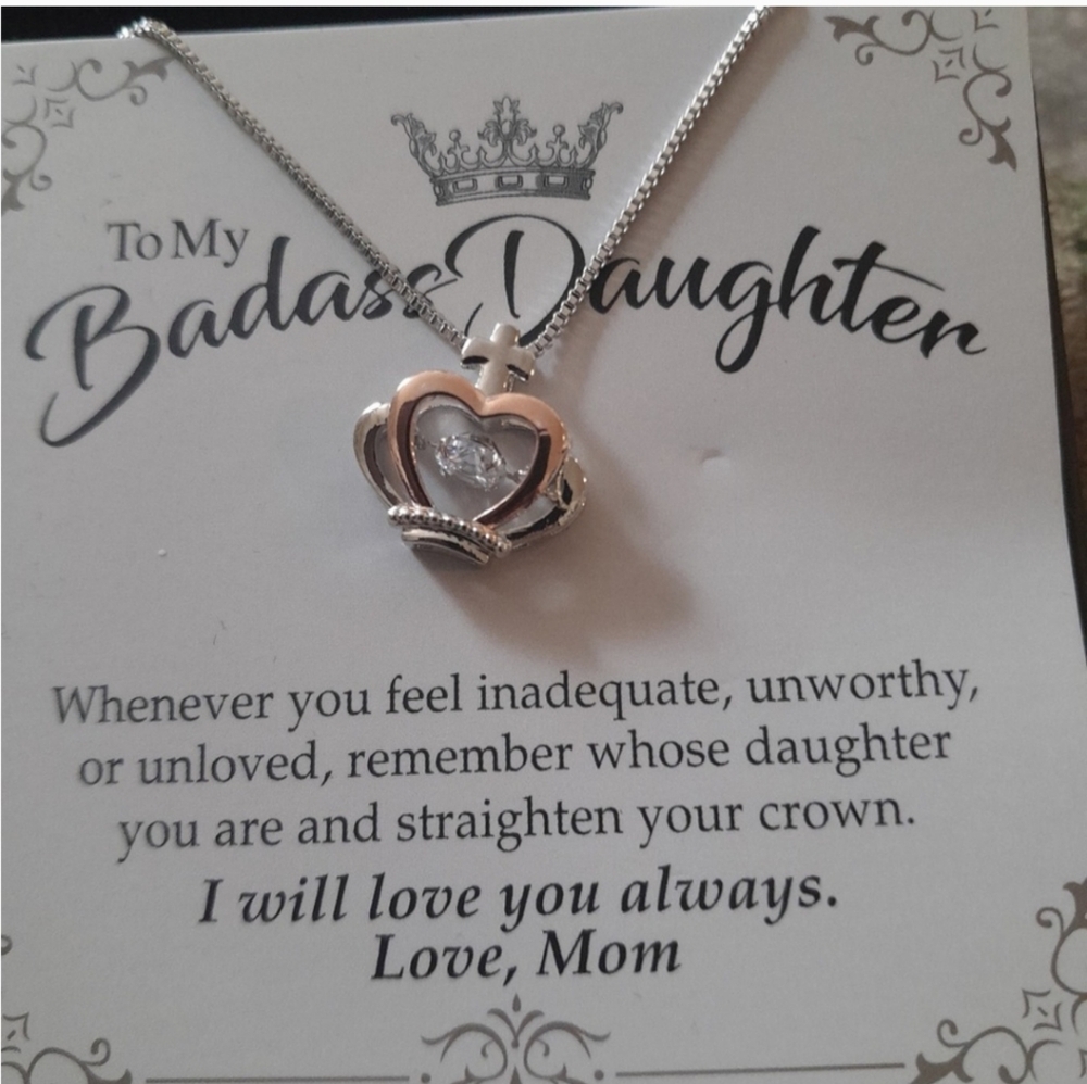 Badass daughter necklace